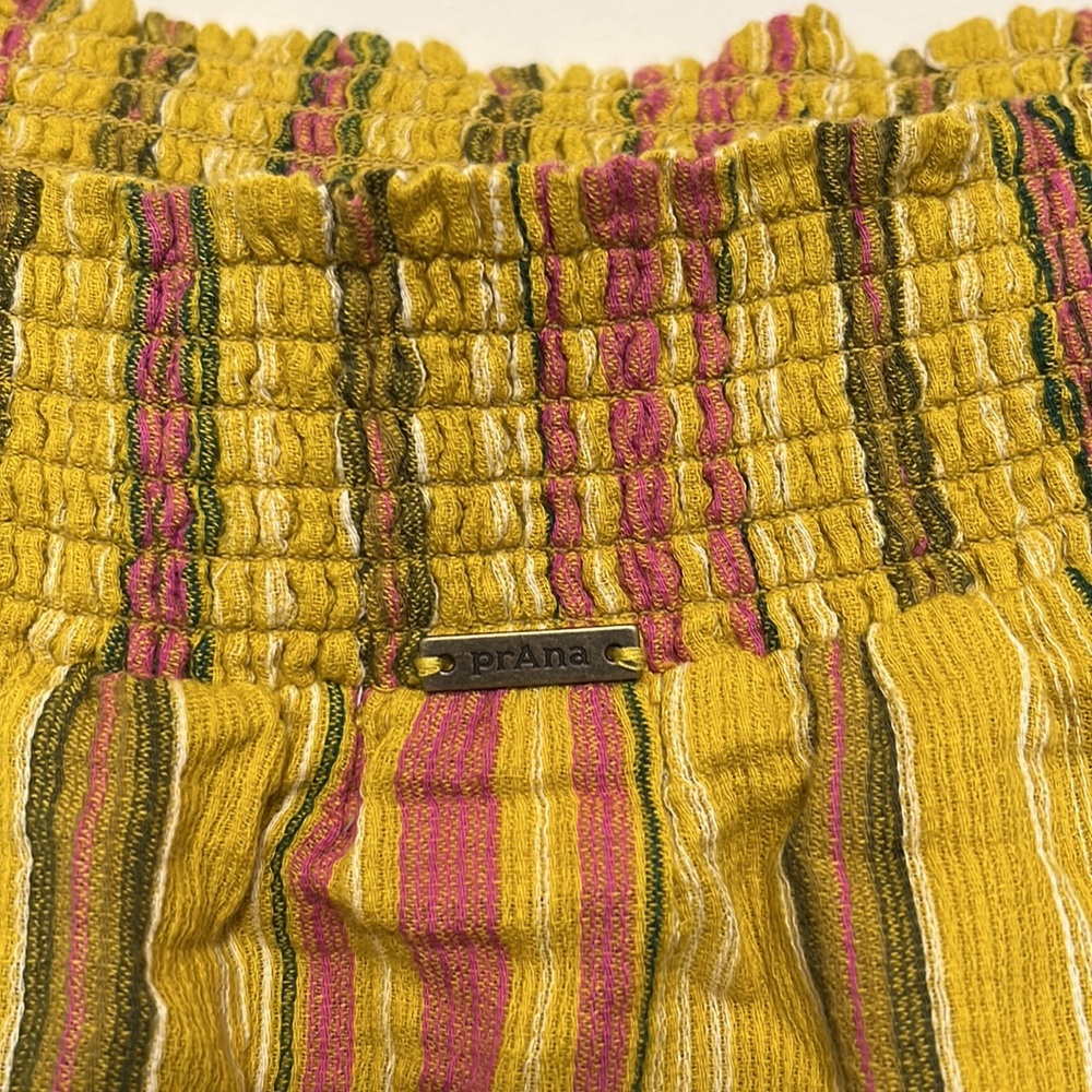 Prana Leapfrog Stripe Little Palm Organic Cotton Cami - Picture 5 of 11